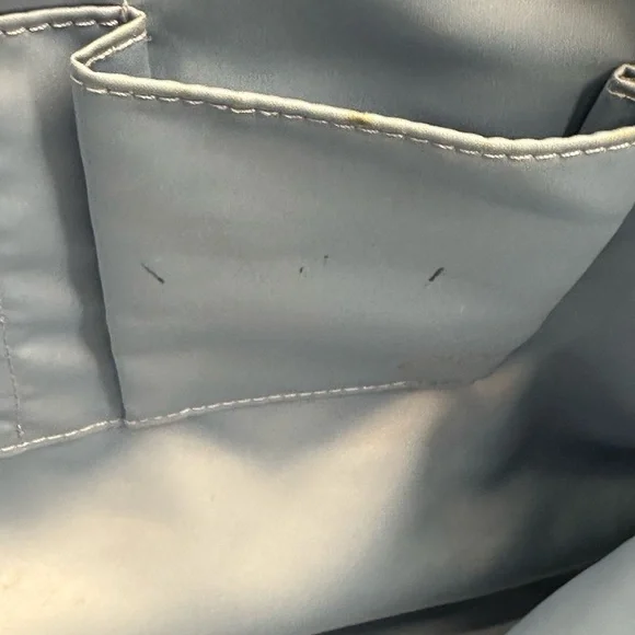 Coach 16988 Poppy Denim Blue and Silver Tote Shoulder Bag - Picture 14 of 16